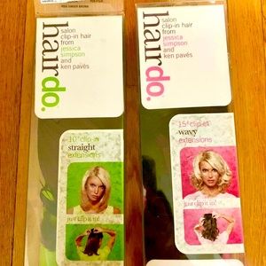 Two for one price New Pointail hair clip in & hair clip in